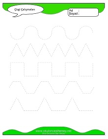 Çizgi Çalışma Sayfaları